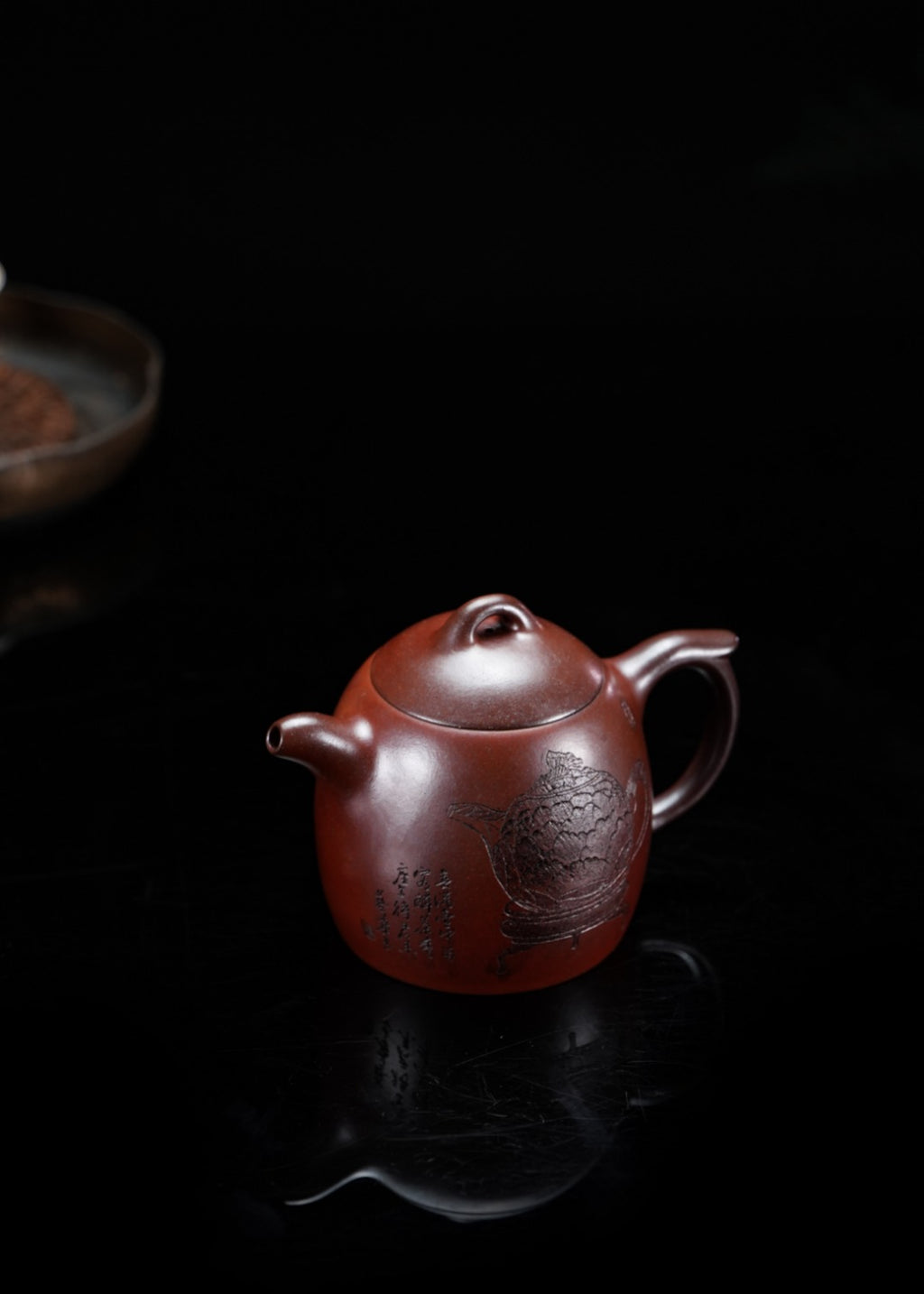 蒋蓉之女 传世花器｜蒋艺华·非遗紫砂巅峰重器《秦权壶》收藏传世·高端礼赠艺术珍品！  ——原矿优质段泥柴烧·420cc ——中国传统陶瓷艺术大师·蒋艺华 制
