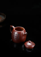 蒋蓉之女 传世花器｜蒋艺华·非遗紫砂巅峰重器《秦权壶》收藏传世·高端礼赠艺术珍品！  ——原矿优质段泥柴烧·420cc ——中国传统陶瓷艺术大师·蒋艺华 制