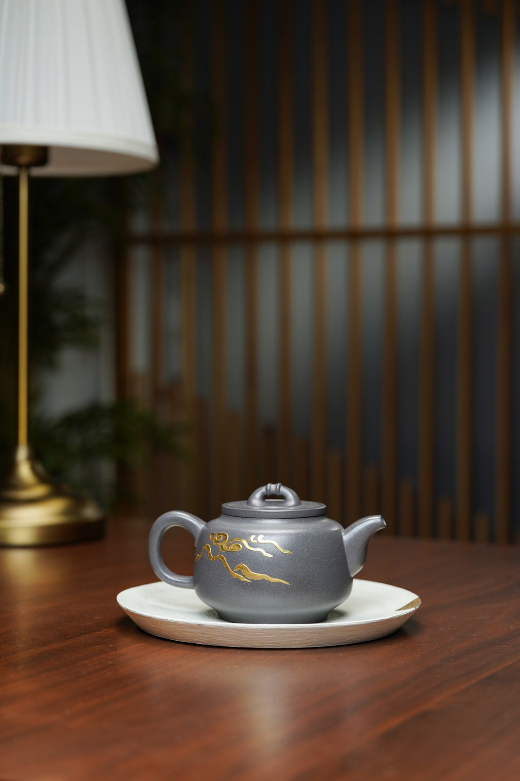 殿堂级顶奢臻品《云间壶》，传世收藏、礼赠顶流天花板👍 ——原矿优质天青泥·300cc（真金限量款） ——中国陶瓷艺术大师·邱玉林 亲制