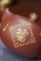 殿堂级顶奢潜力臻品《拱福壶》传世收藏、礼赠顶流天花板👍 ——原矿优质底槽清·400cc「真金限量」 ——中国陶瓷艺术大师·邱玉林 亲制