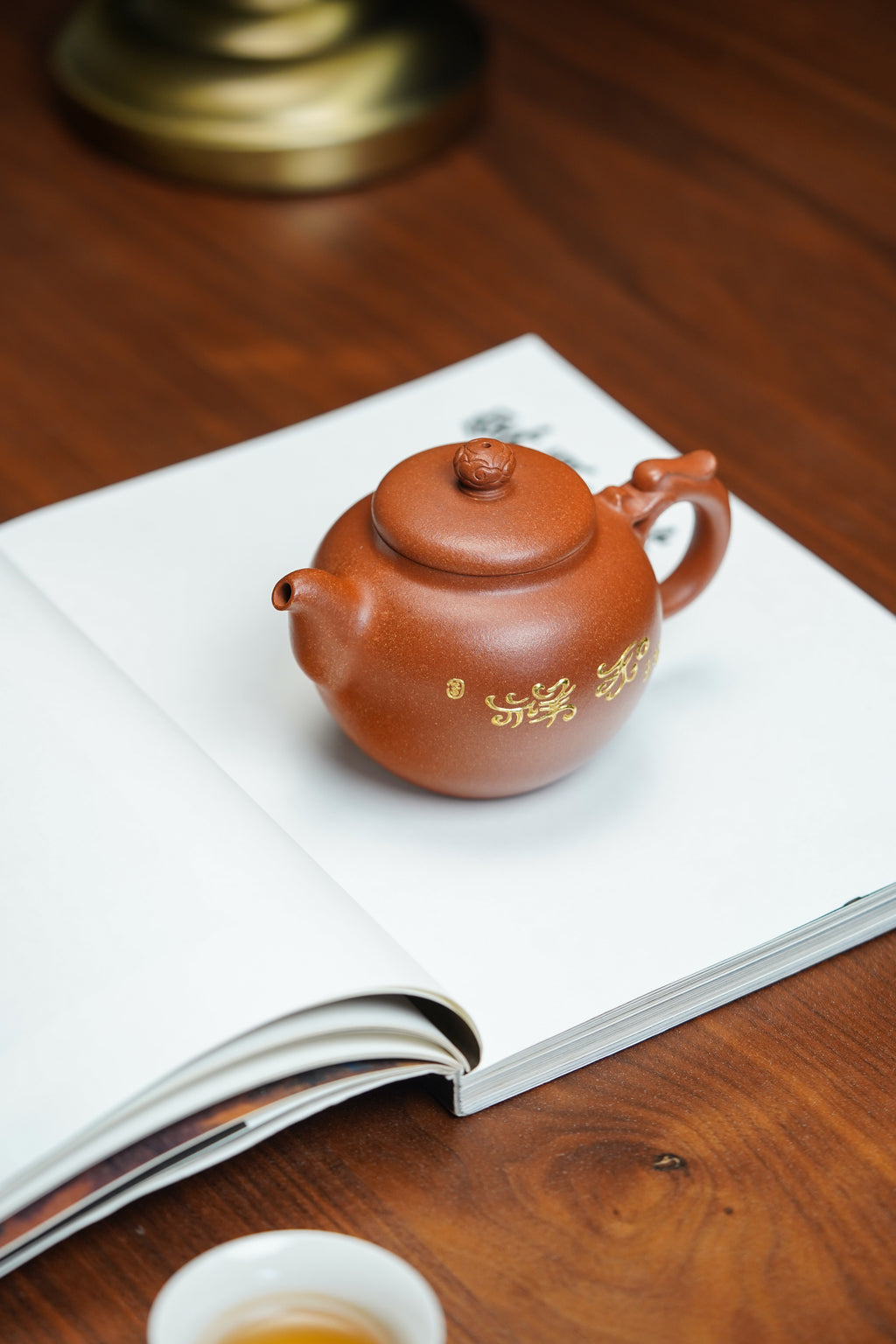 国大师邱玉林亲制｜顶奢稀有传世臻品《祥和壶》礼藏天花板｜殿堂潜力重器👍(真金限量版)  ——原矿优质降坡泥·280cc ——中国陶瓷艺术大师·邱玉林·亲制