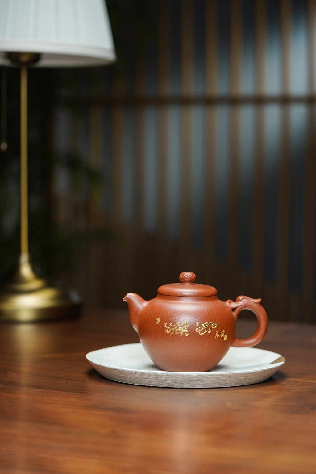 国大师邱玉林亲制｜顶奢稀有传世臻品《祥和壶》礼藏天花板｜殿堂潜力重器👍(真金限量版)  ——原矿优质降坡泥·280cc ——中国陶瓷艺术大师·邱玉林·亲制