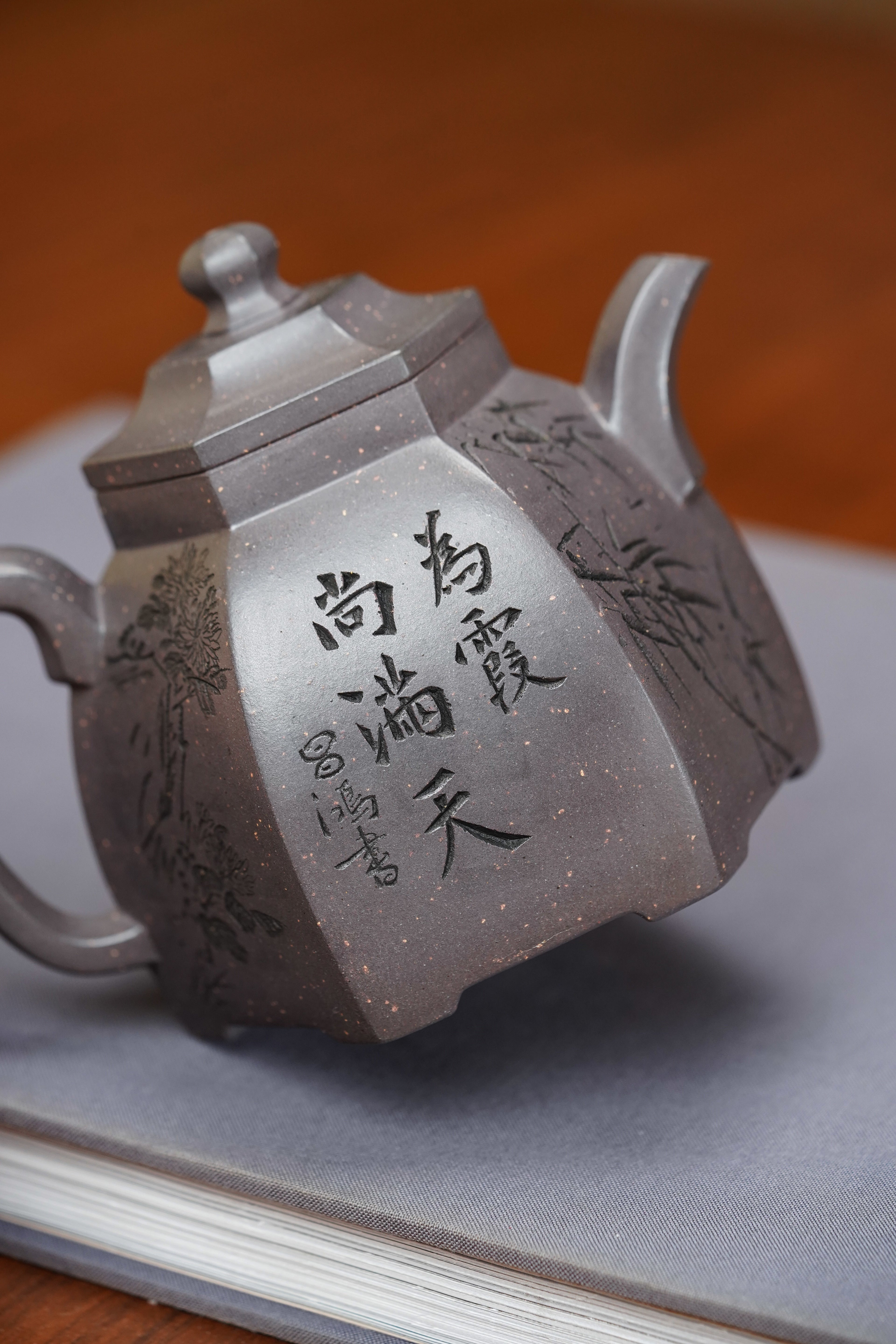 昌鸿紫砂 礼藏至尊｜双国大师李昌鸿臻品《六方古亭壶》收藏送礼皆宜重器！ 原矿优质天青泥·300cc