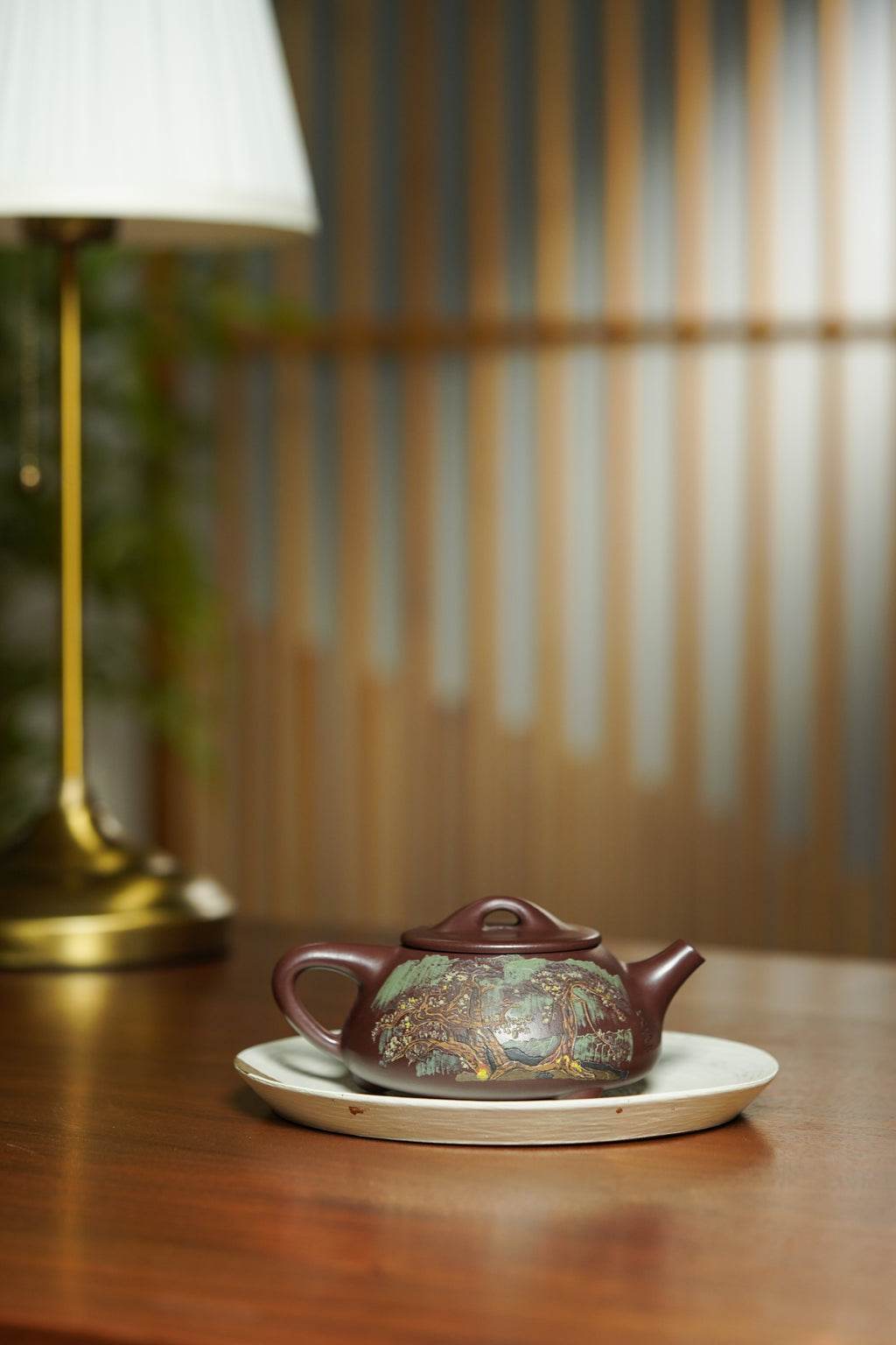 吴冠中～李昌鸿双大师联名限量款《石瓢壶》藏家私藏级福利·高端礼赠顶配之选！  ——原矿优质紫罗兰·270cc
