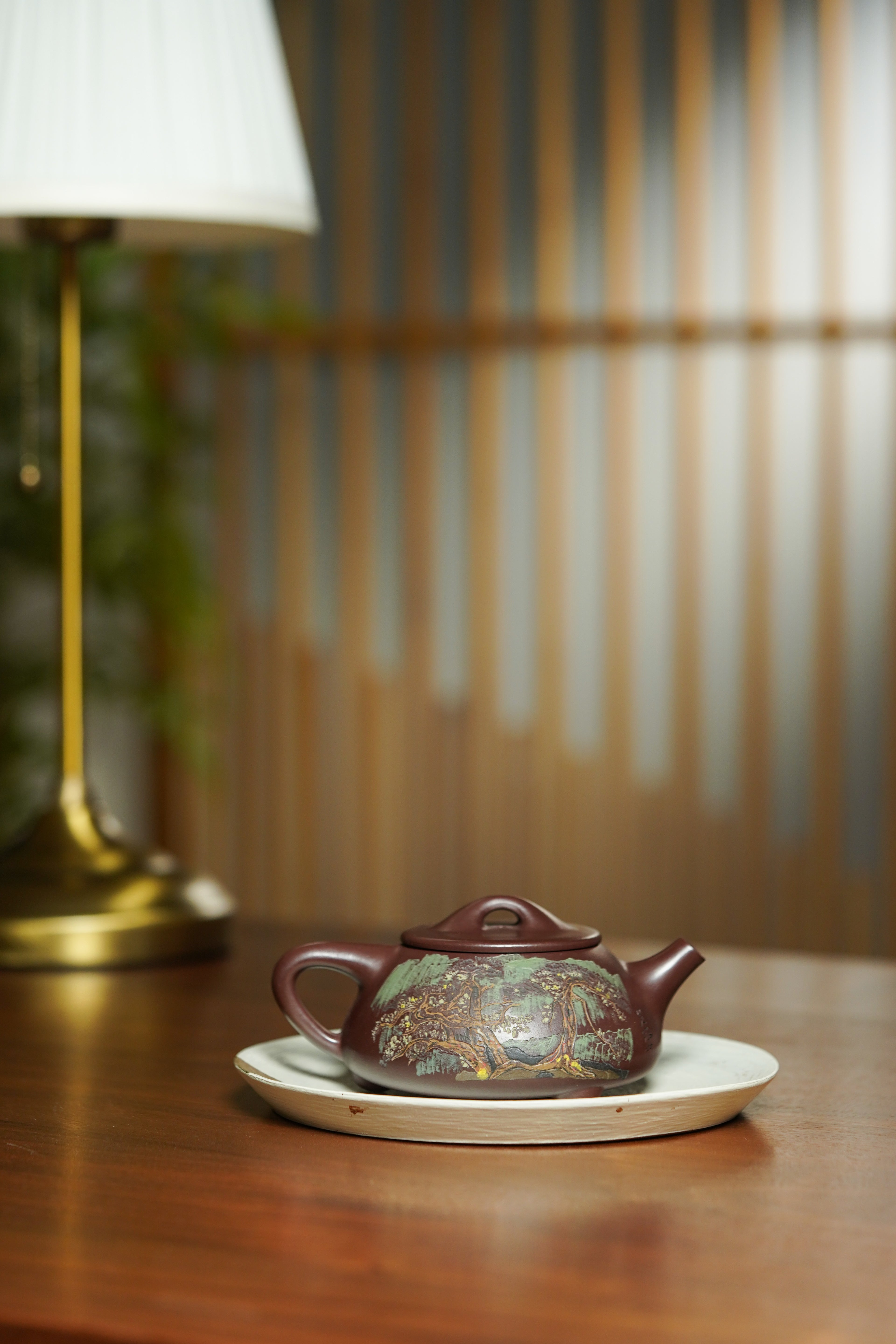 吴冠中～李昌鸿双大师联名限量款《石瓢壶》藏家私藏级福利·高端礼赠顶配之选！  ——原矿优质紫罗兰·270cc