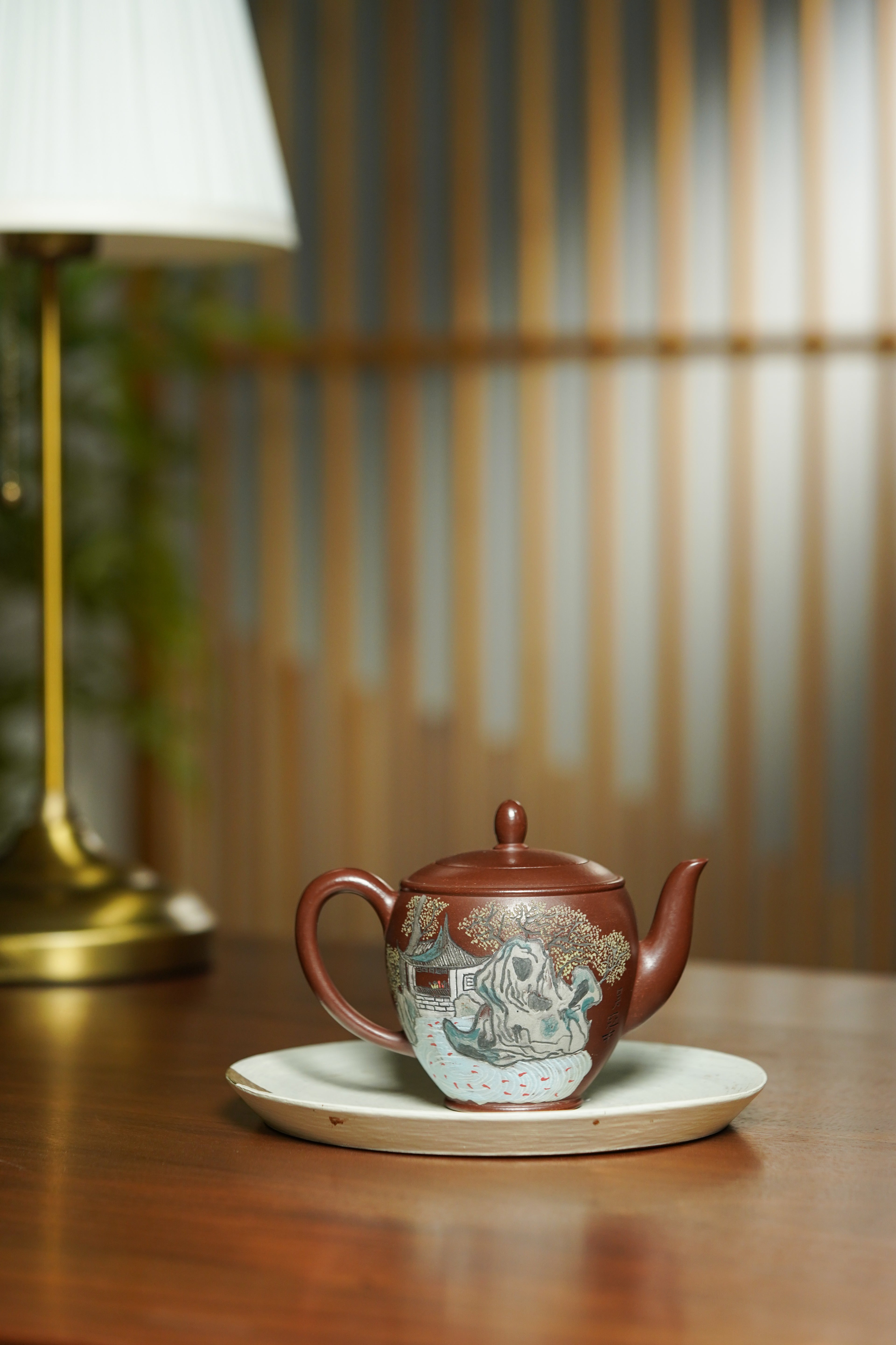 吴冠中～李昌鸿双大师联名限量款《高旦线壶》藏家私藏级福利·高端礼赠顶配之选！  ——原矿优质紫罗兰·300cc