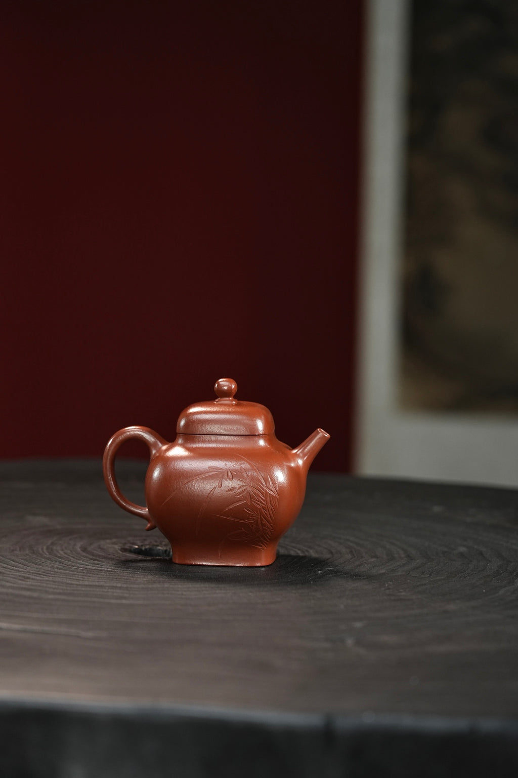 耿浩方器 礼藏双绝｜紫砂界80后方器巨匠巅峰臻品《屿方壶》甄选原矿优质大红袍·260cc，料工合一、品质顶级