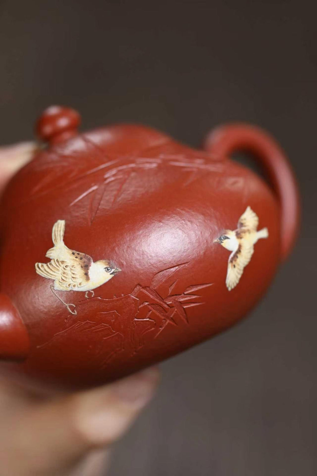 金鼎收藏重器【 梨形】 作者：徐老师 容量： 200cc 泥料： 金鼎贵妃红