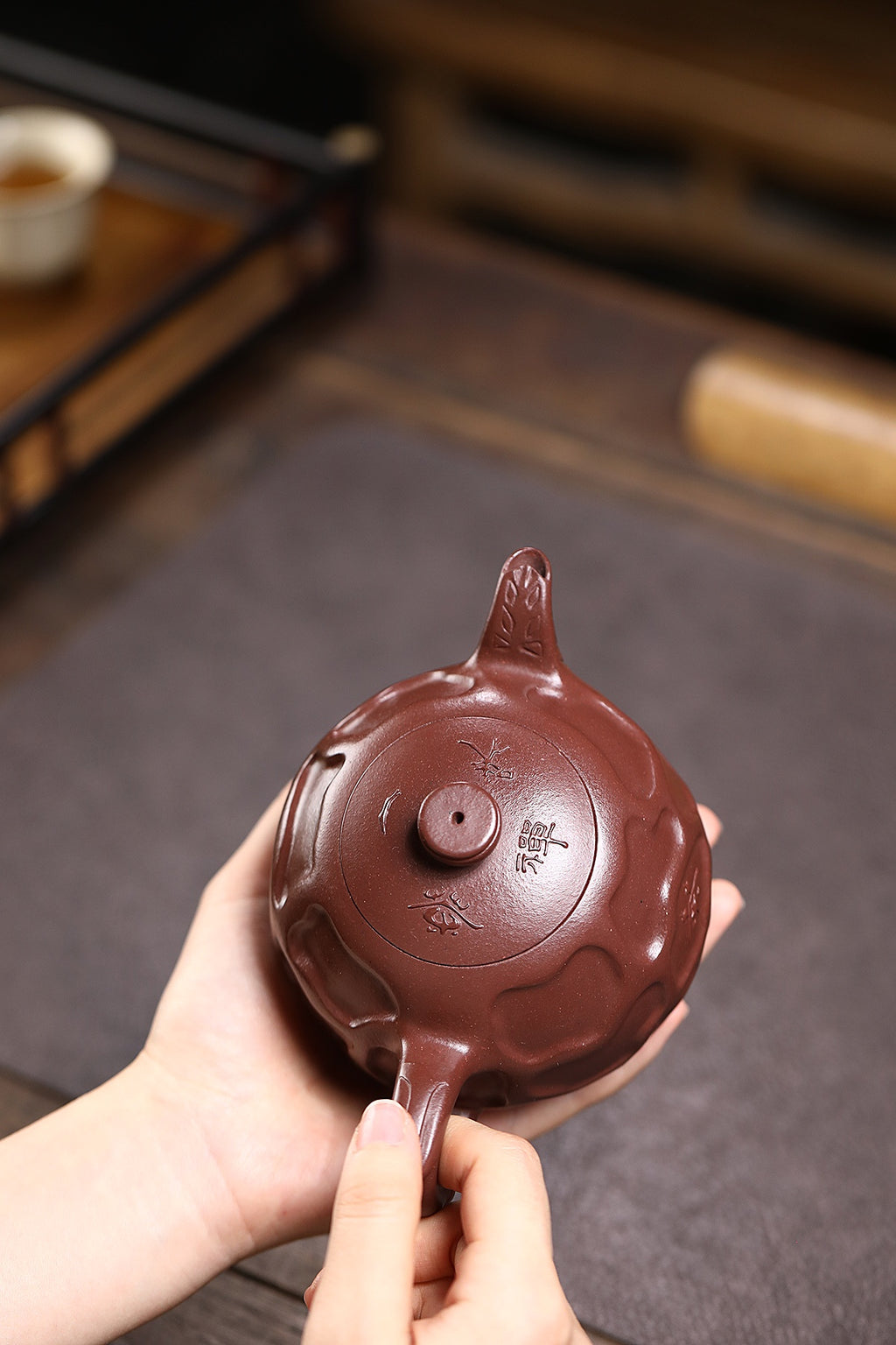 国大师邱玉林大拍95万同款｜原创亲制潜力臻品《禅茶壶》——原矿优质底槽清·450cc