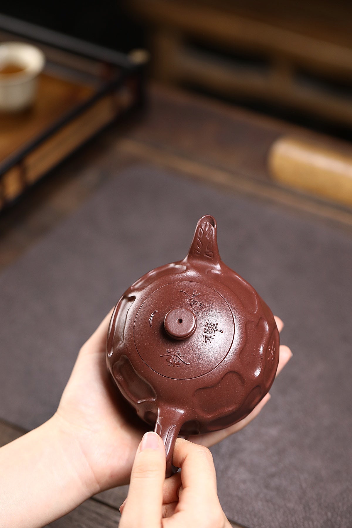 国大师邱玉林大拍95万同款｜原创亲制潜力臻品《禅茶壶》——原矿优质底槽清·450cc