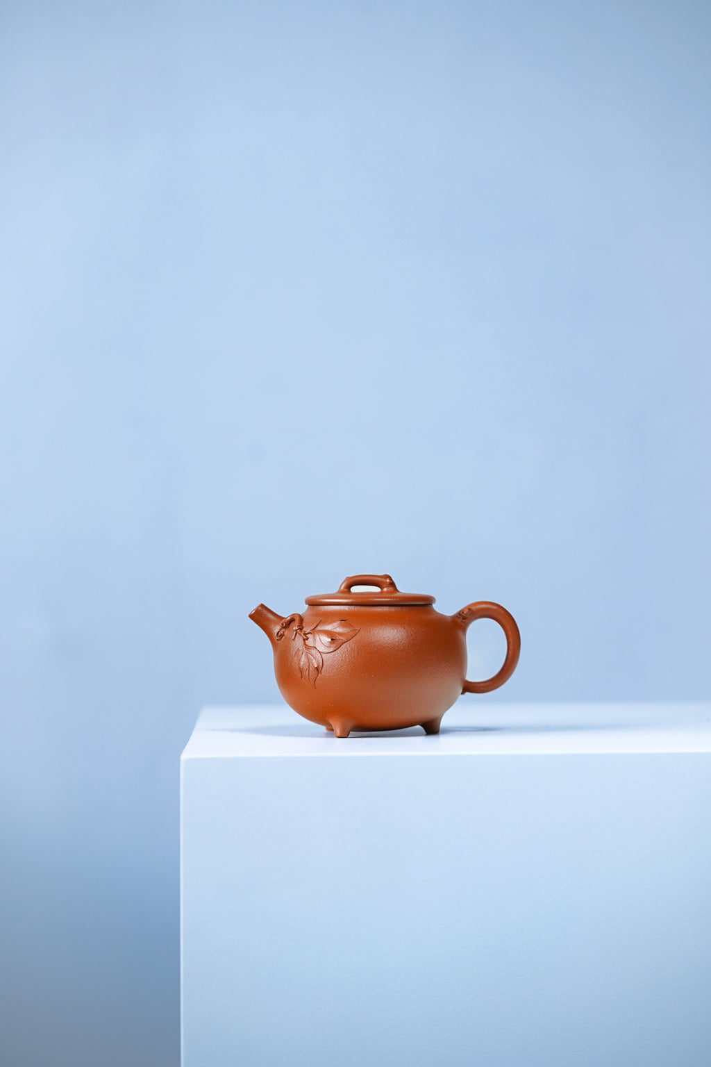 中国紫砂界荣誉之巅｜最年轻国大师 王潇笠稀世臻作《枝繁叶茂壶》礼藏顶配｜传世潜力重器！  ——原矿优质降坡泥·260cc ——中国工艺美术大师 王潇笠·亲制