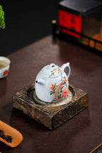 景德镇国大师任瑞华装饰【秦权】 泥料，海蓝泥，容量280cc 作者：杨军保 国家级工艺美术师