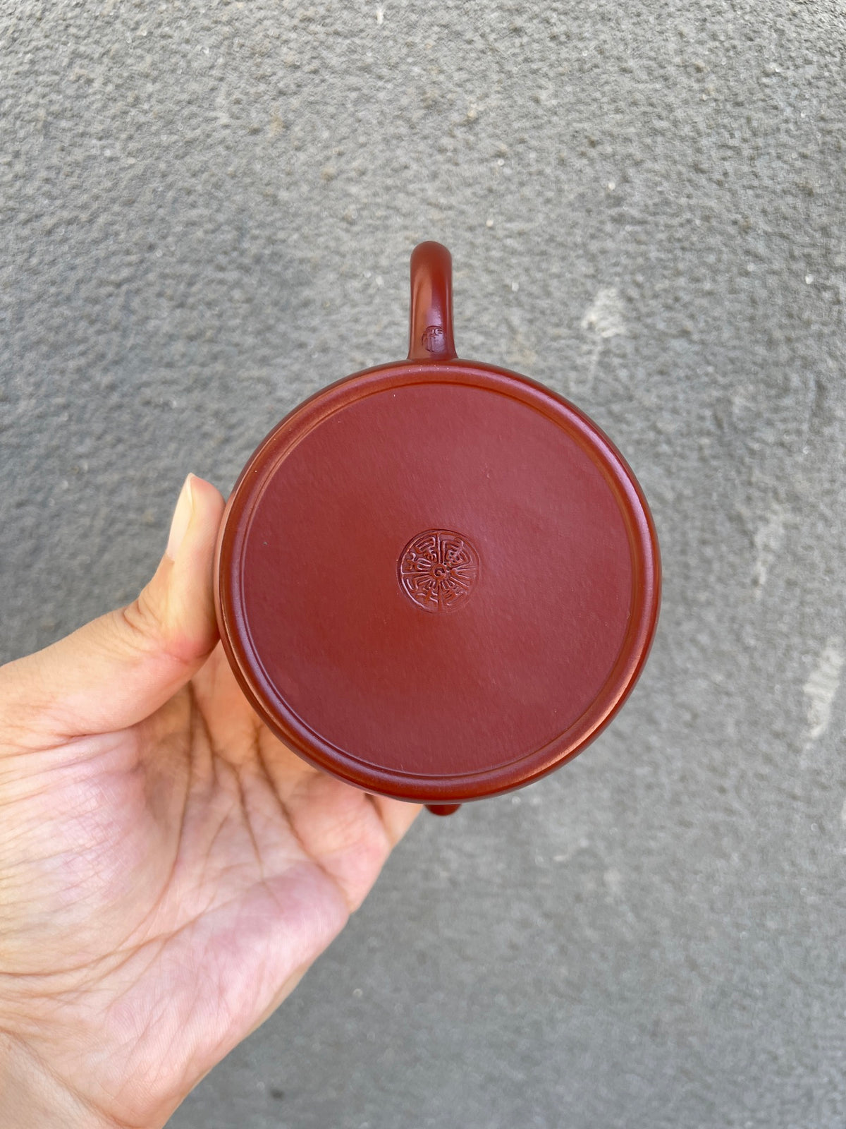 特价🉐️仅一只 杨军保老师秦权【泥料】大红袍 【容量】170cc 此壶采用的是大红袍泥料精制而成 - ZishaTeapotChina