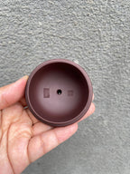 Special price 🌹 only one available. Recommended by Teacher Yang Peng ❀ Enamel color with gold decoration, Dragon travels the world. National Master Ren Ruihua from Jingdezhen. 【Clay】 Old purple clay 【Capacity】 350cc - ZishaTeapotChina