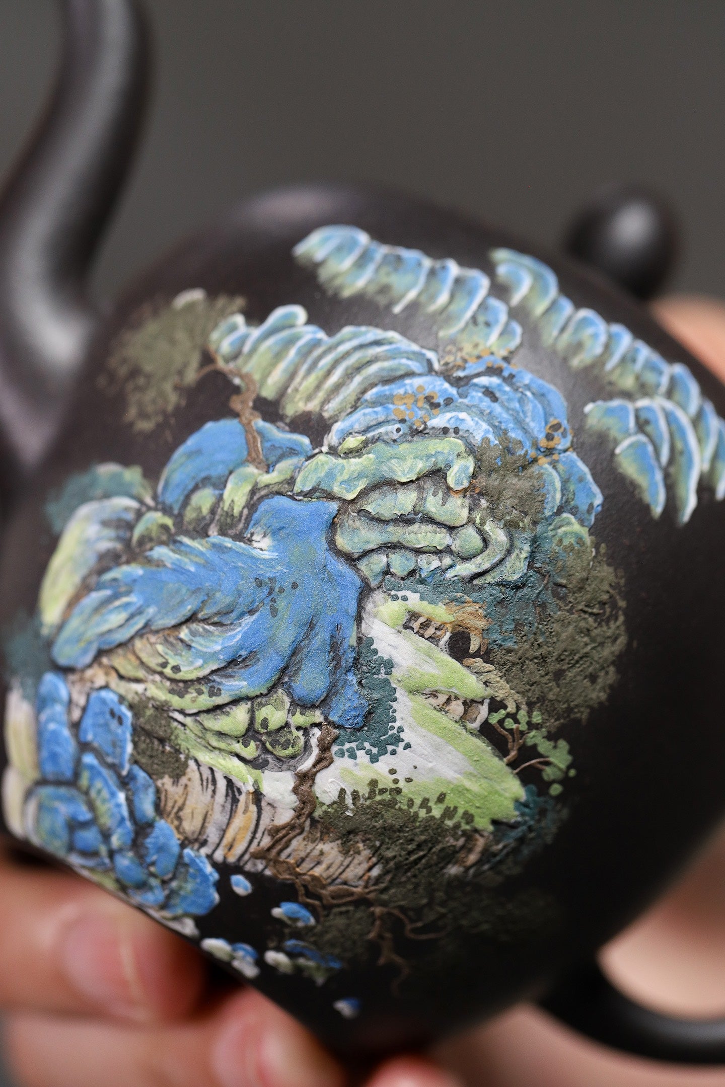 西泠印社倚石苑出品 西泠拍品复刻 | 杨鹏手制 美人肩·大彬铁血红砂·200cc