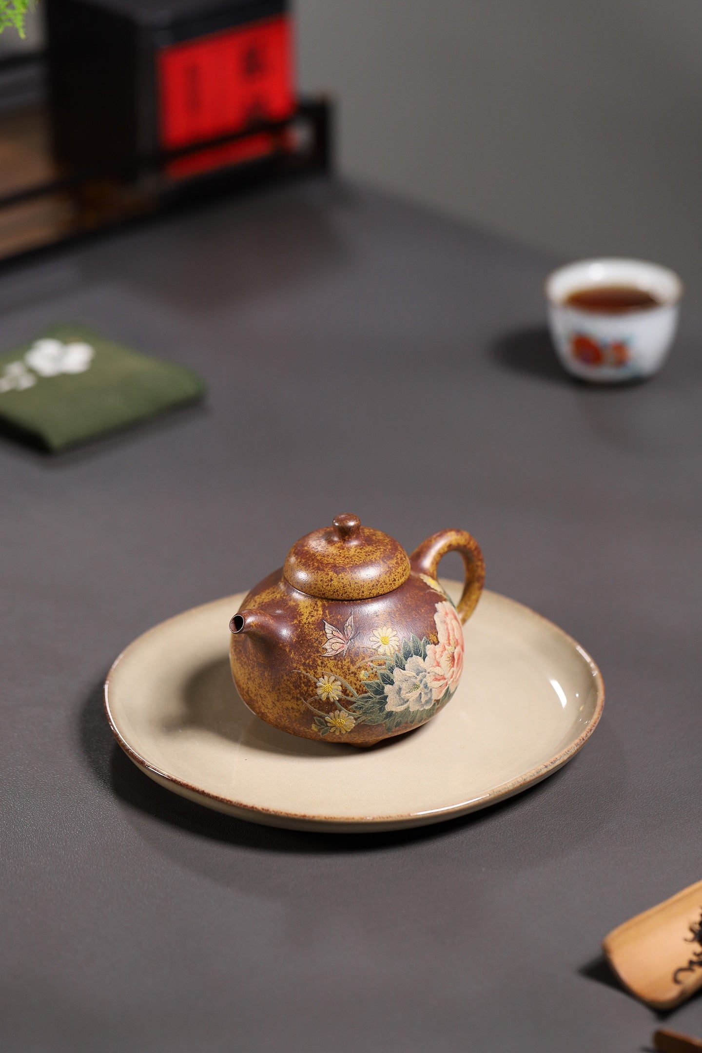 杨军保制【乳鼎】 极品优质黄金段柴烧●280cc 作者 : 杨军保 国家级工艺美术师