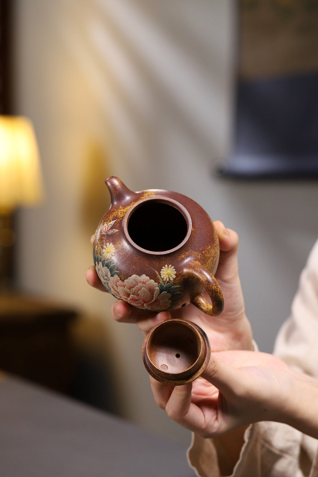 杨军保制【乳鼎】 极品优质黄金段柴烧●280cc 作者 : 杨军保 国家级工艺美术师