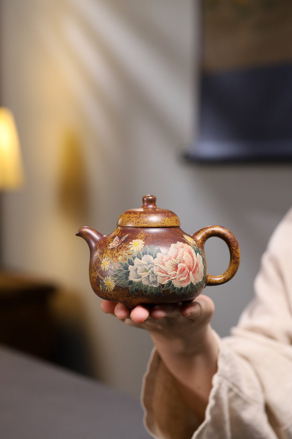 杨军保制【乳鼎】 极品优质黄金段柴烧●280cc 作者 : 杨军保 国家级工艺美术师