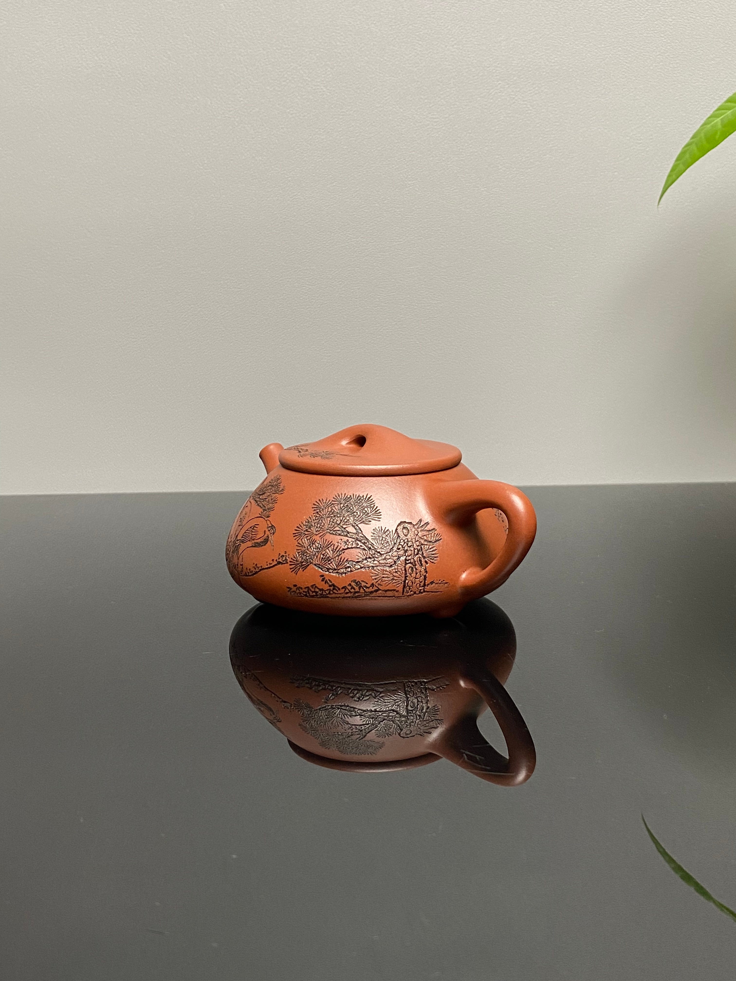 昌鸿紫砂 礼藏至尊｜双国大师李昌鸿臻品《景舟石瓢》收藏送礼皆宜重器！原矿优质清水泥·200cc