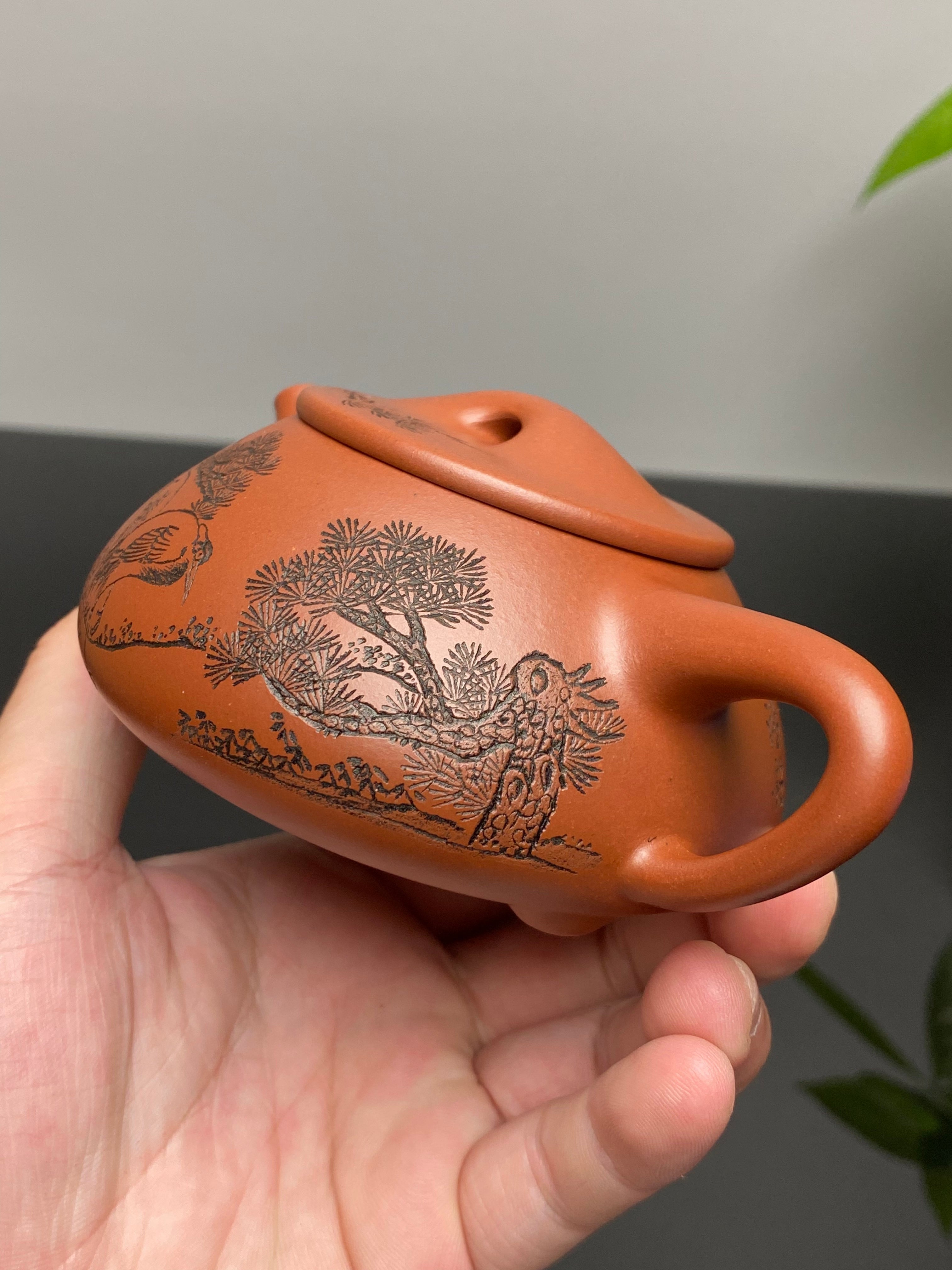 昌鸿紫砂 礼藏至尊｜双国大师李昌鸿臻品《景舟石瓢》收藏送礼皆宜重器！原矿优质清水泥·200cc