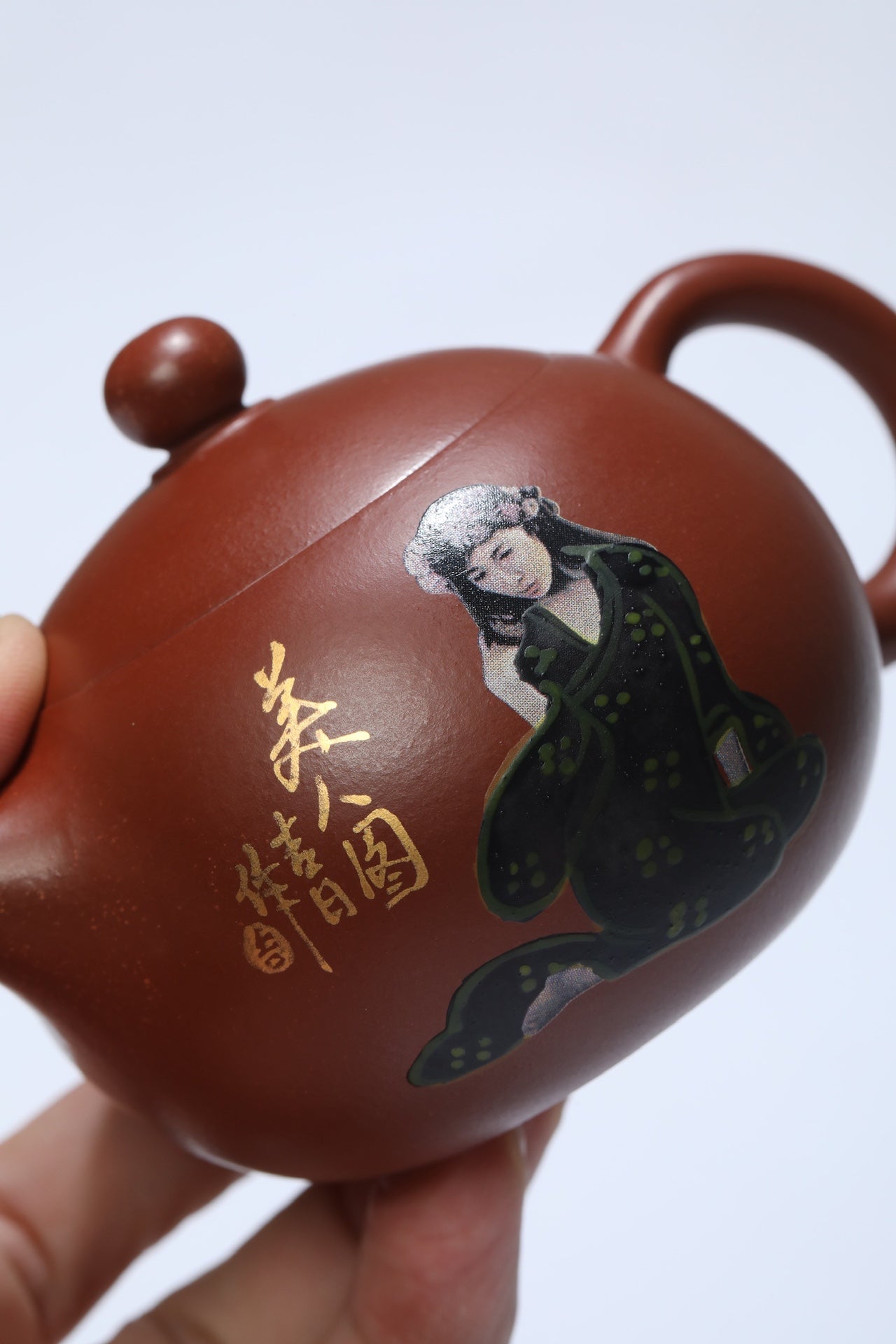 《西施》遇热变色美人图（打马赛克） ——优质大红袍·200cc ——实力派陶艺家·慕芳芬