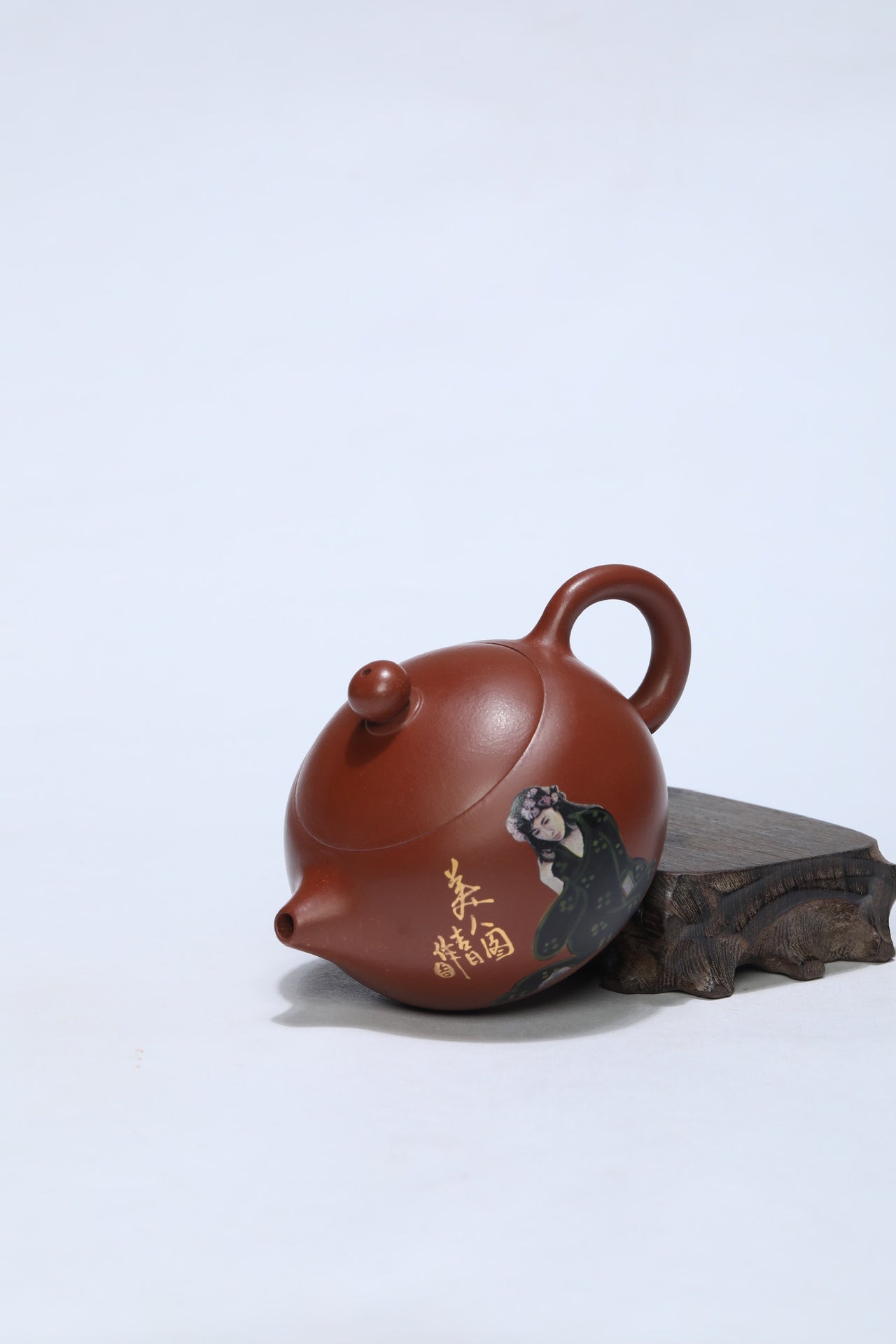 《西施》遇热变色美人图（打马赛克） ——优质大红袍·200cc ——实力派陶艺家·慕芳芬