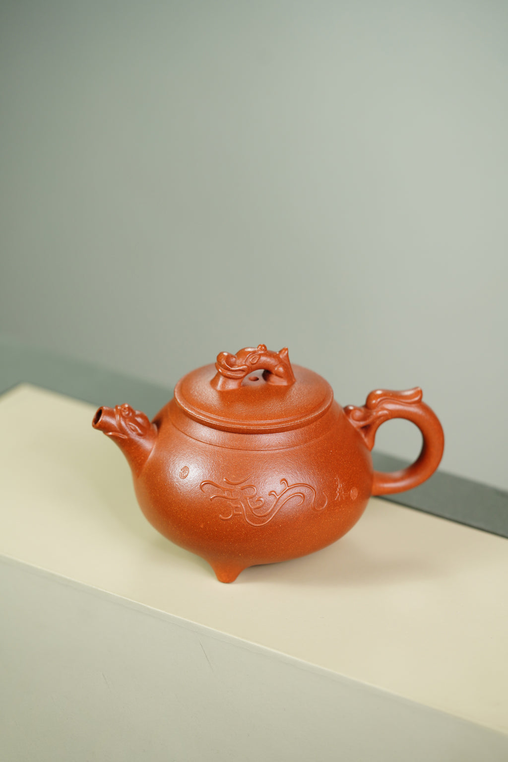 紫砂界金字塔尖·非遗功勋国大师 邱玉林｜殿堂级顶奢臻品《龙鼎壶》传世收藏 ——原矿优质金降坡泥·280cc ——中国陶瓷艺术大师·邱玉林 亲制