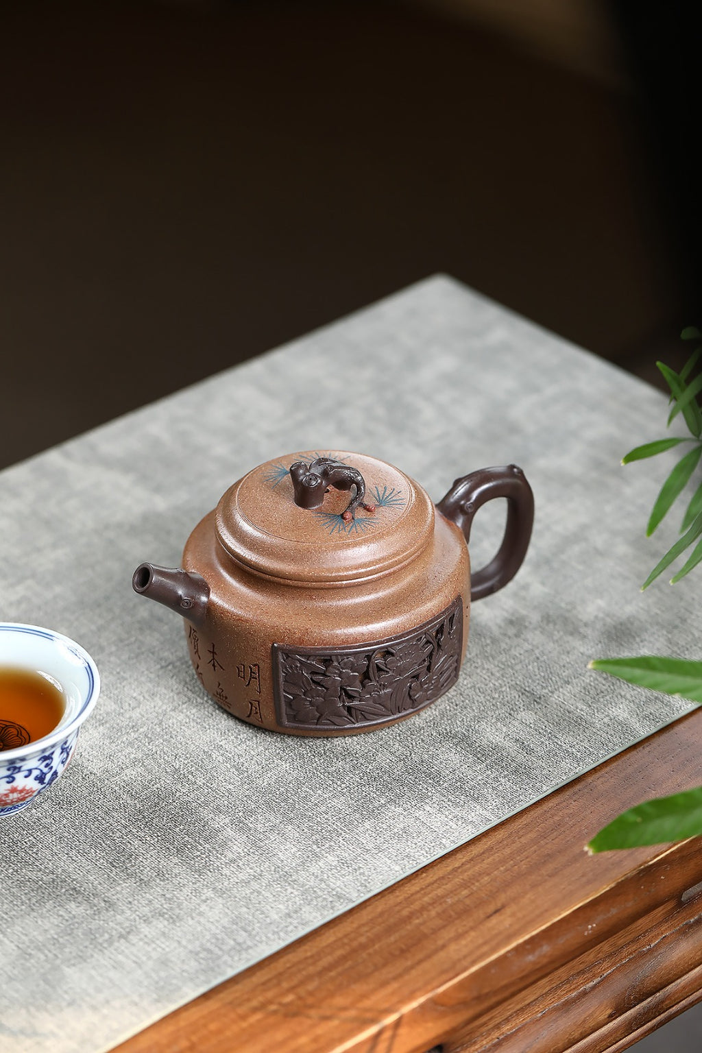 重器推荐！！ 《青松德钟》 徐孝奎 1935年生人，92岁紫砂元老，从业77年！ 原矿早期桃花泥，360cc
