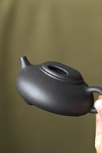 牛盖石瓢·全手工 /董晓勇门下金海晶作品/容量180cc/原矿天青泥