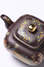 双省名人经典之作【传炉】 泥料：原矿石红 容量：220cc 作者：韩小虎 研究员级高级工艺美术师