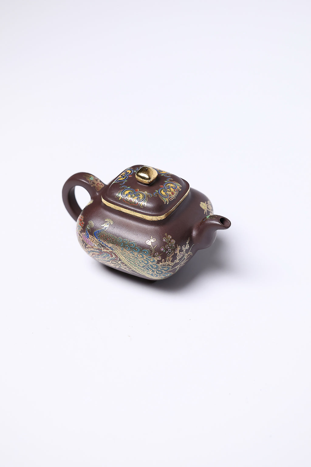 双省名人经典之作【传炉】 泥料：原矿石红 容量：220cc 作者：韩小虎 研究员级高级工艺美术师