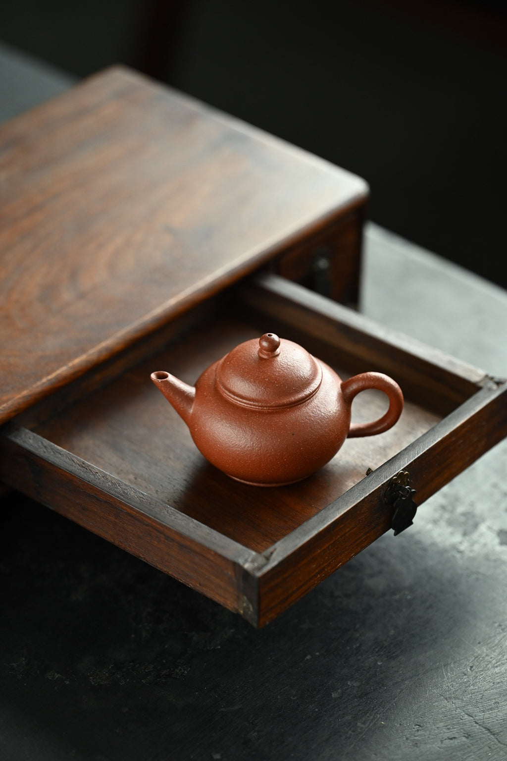 全手工红降坡茶壶 - 精致手工茶具