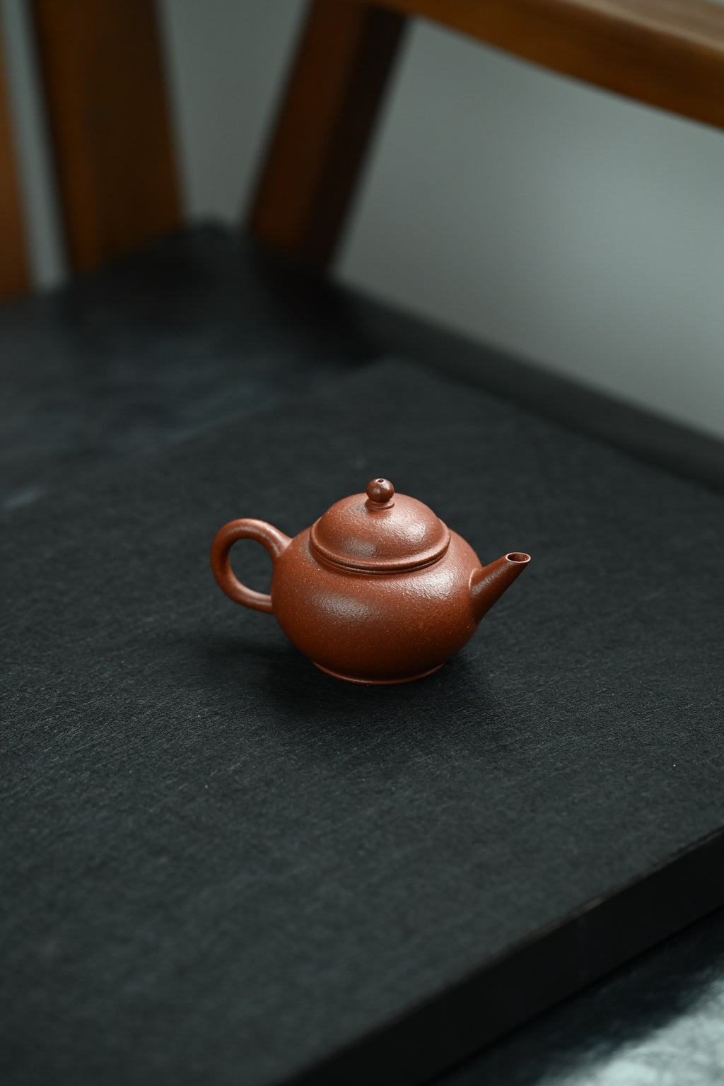 全手工红降坡茶壶 - 精致手工茶具