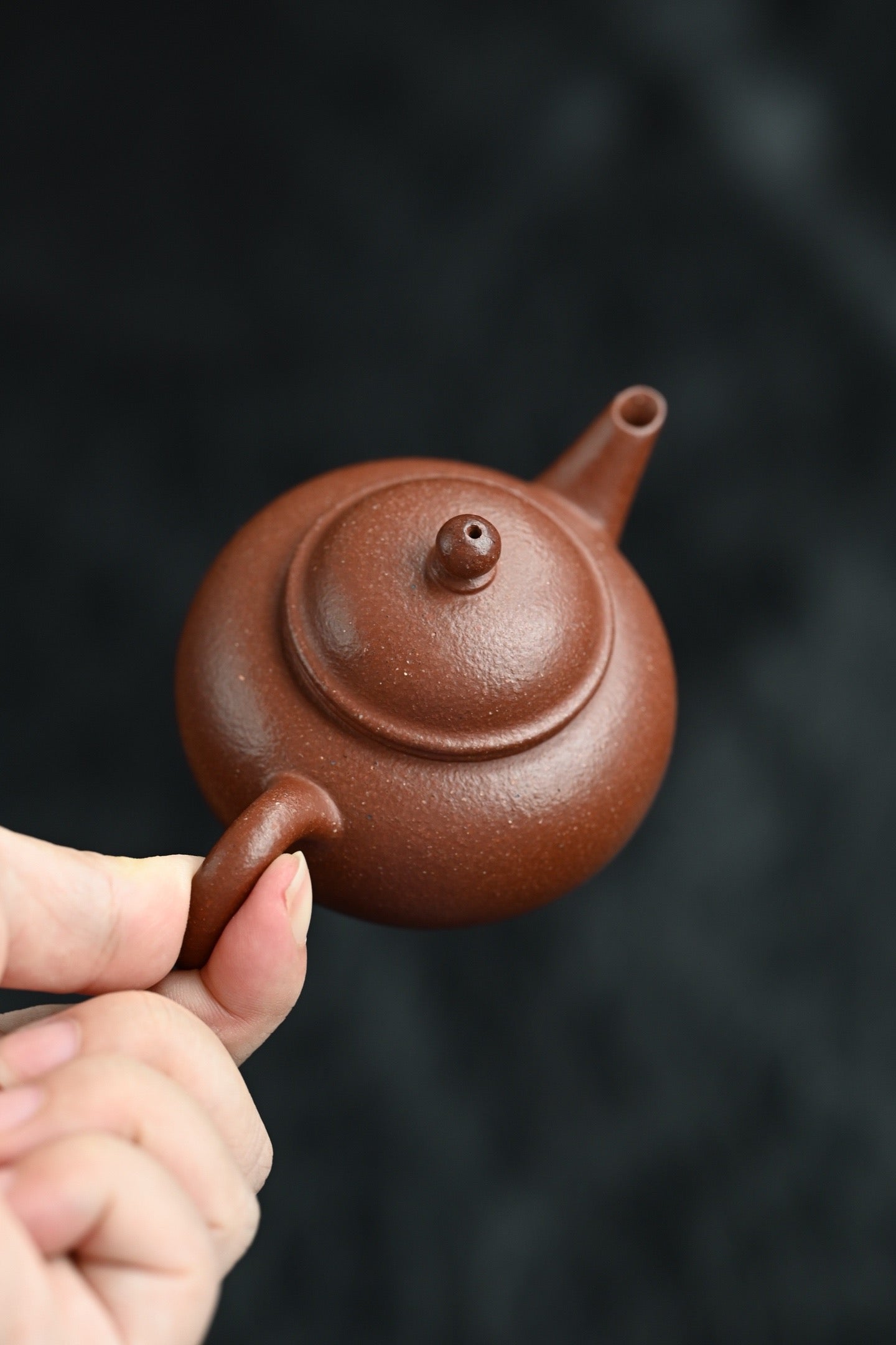 全手工红降坡茶壶 - 精致手工茶具