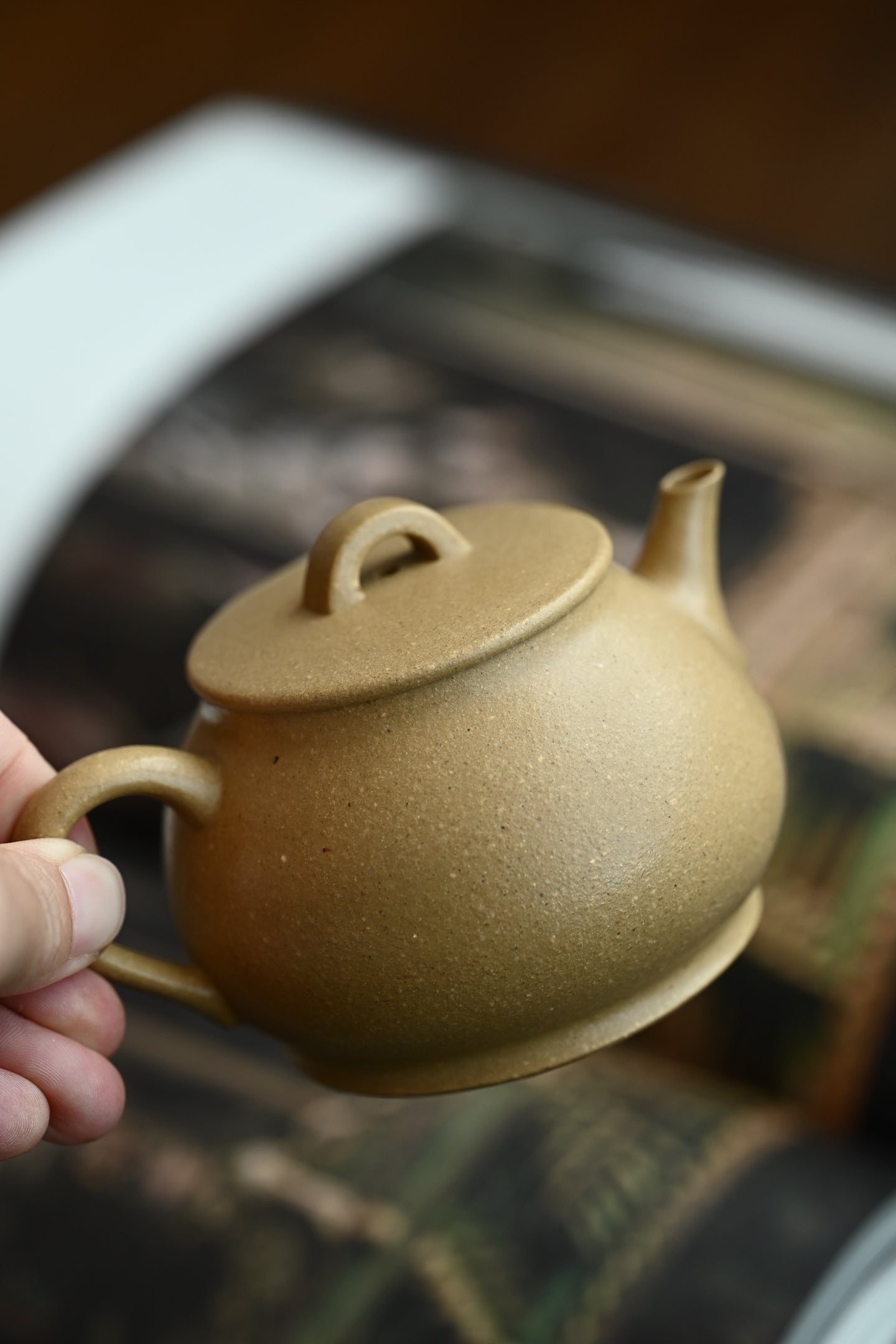 手工梨皮茶壶 - 潘壶全手工茶具