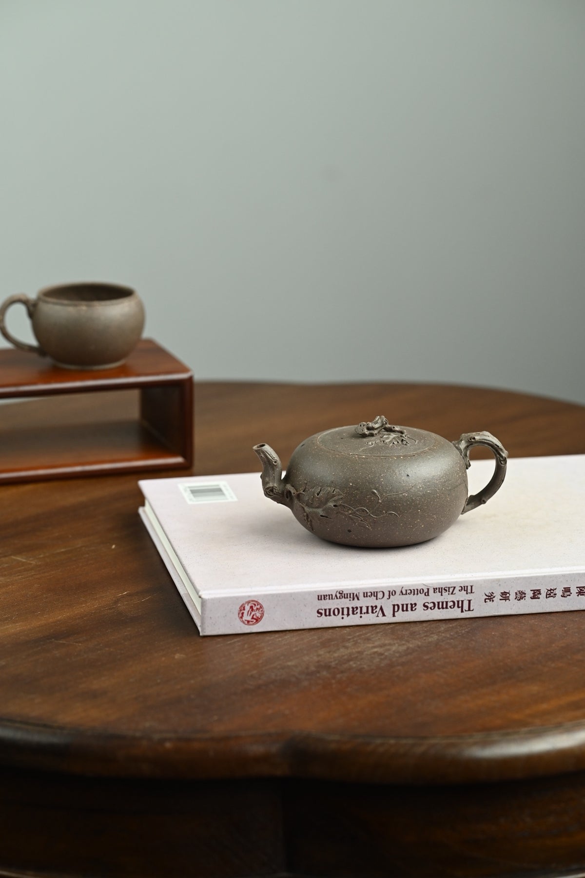 全手工松鼠葡萄茶具套组 - 犹如自然生长的独特茶艺