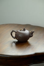 手工松鼠葡萄花器 | 全手工紫泥作品