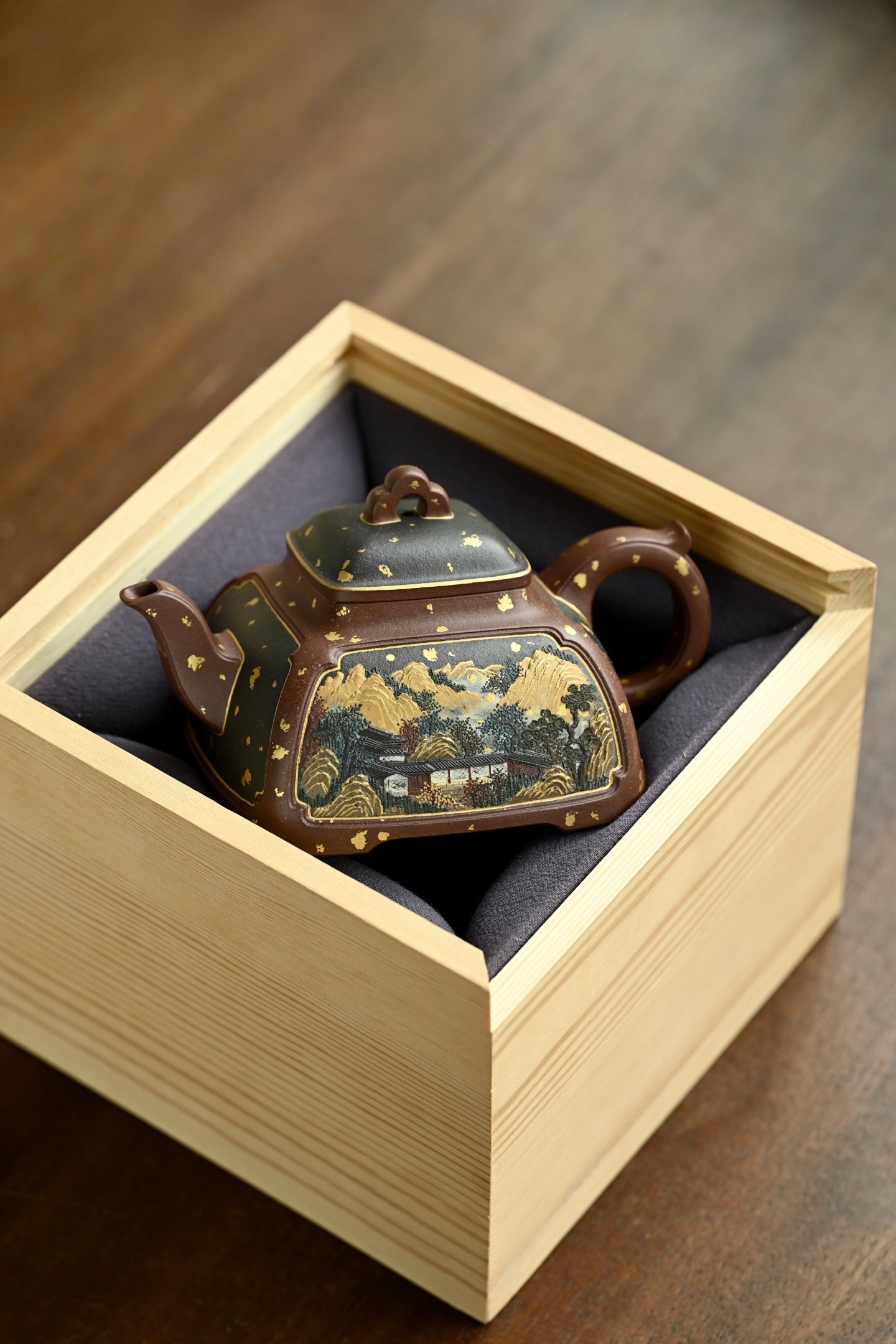 全手工茶壶 - 孤菱·日照金山 高工施昌田园诗般的作品