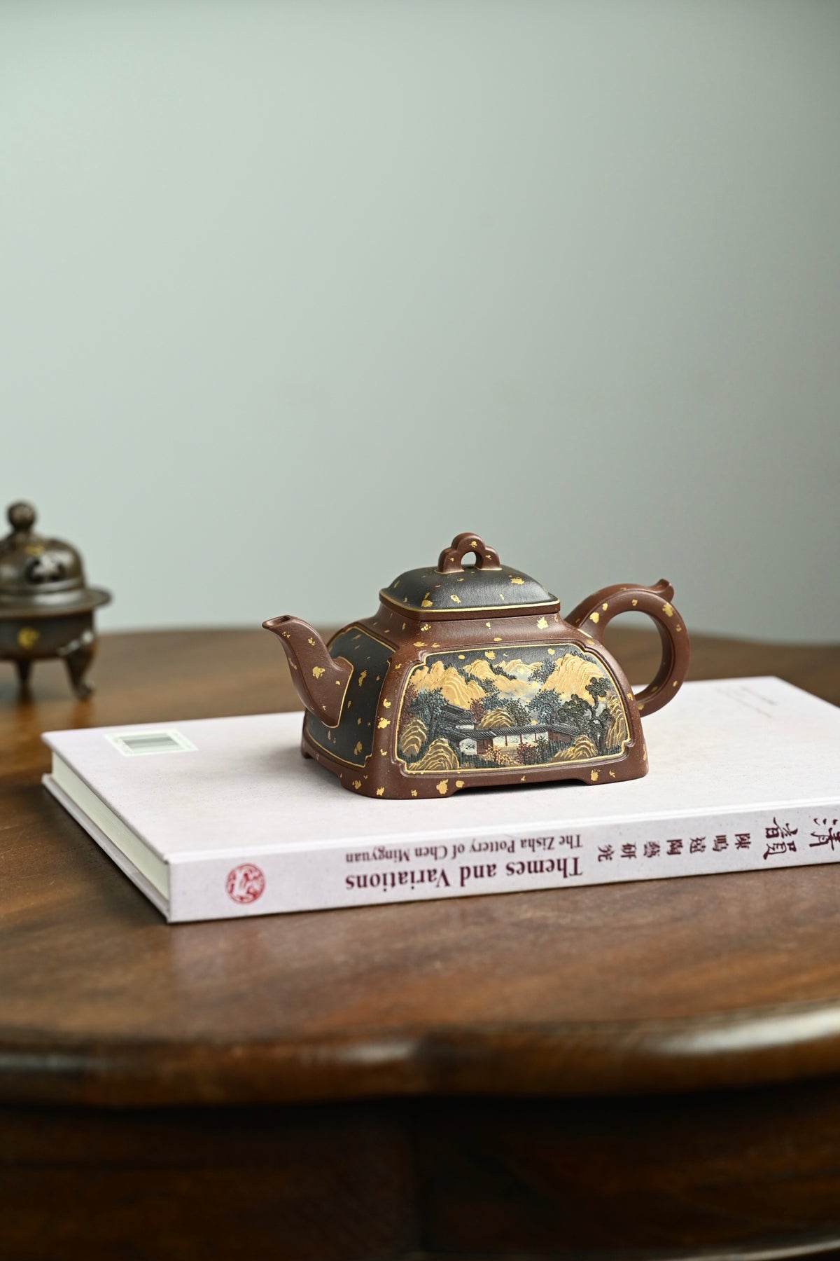 全手工茶壶 - 孤菱·日照金山 高工施昌田园诗般的作品