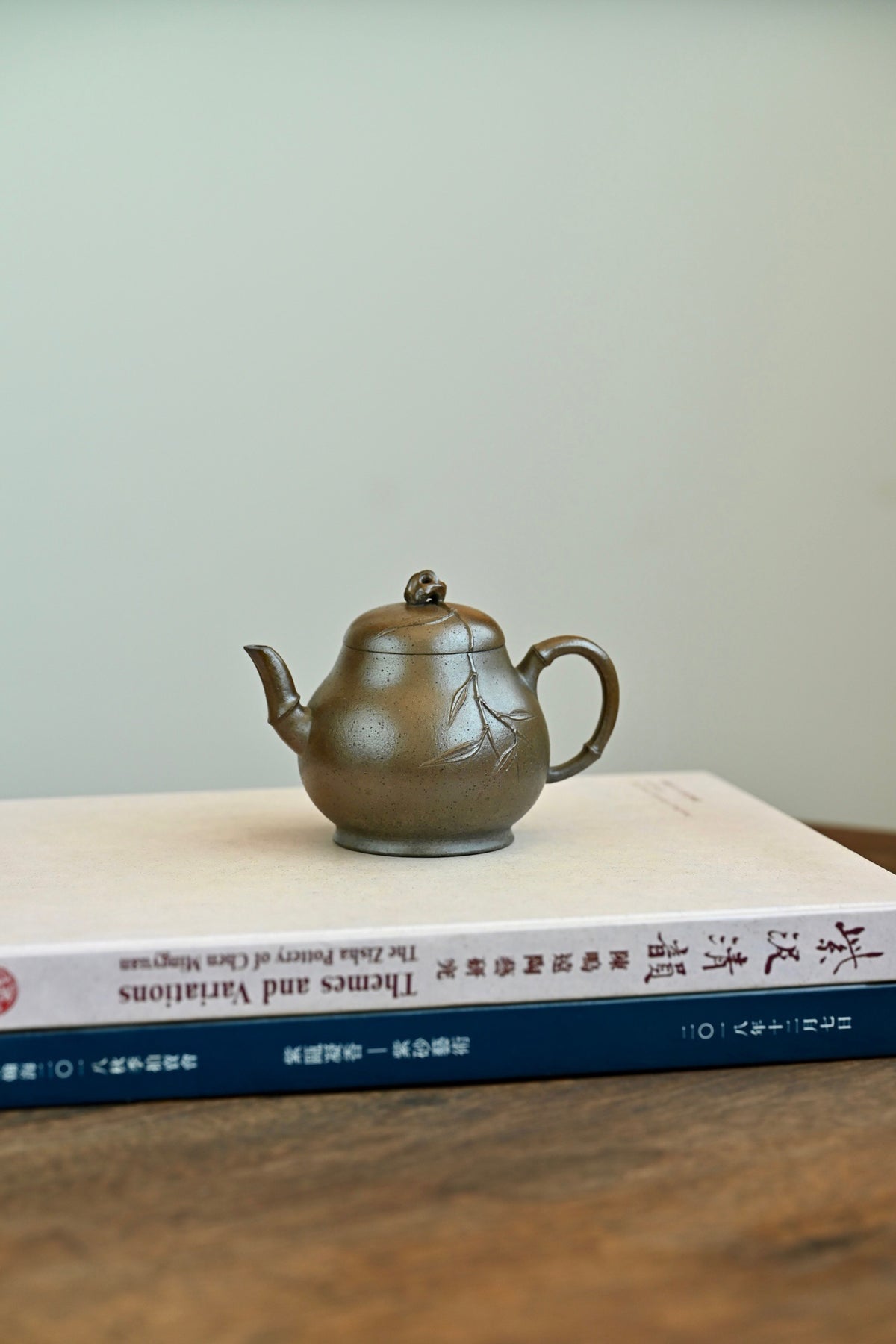 手工竹制茶壶 - 清风竹影全手工设计