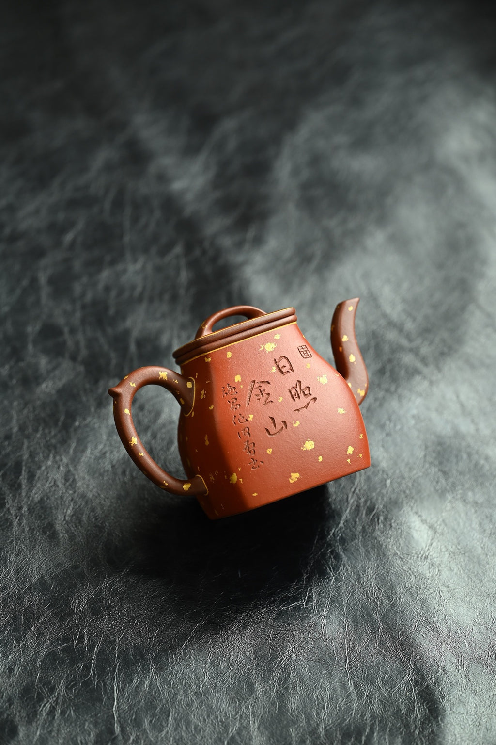 全手工茶壶作品 - 饮方·秋·日照金山茶壶