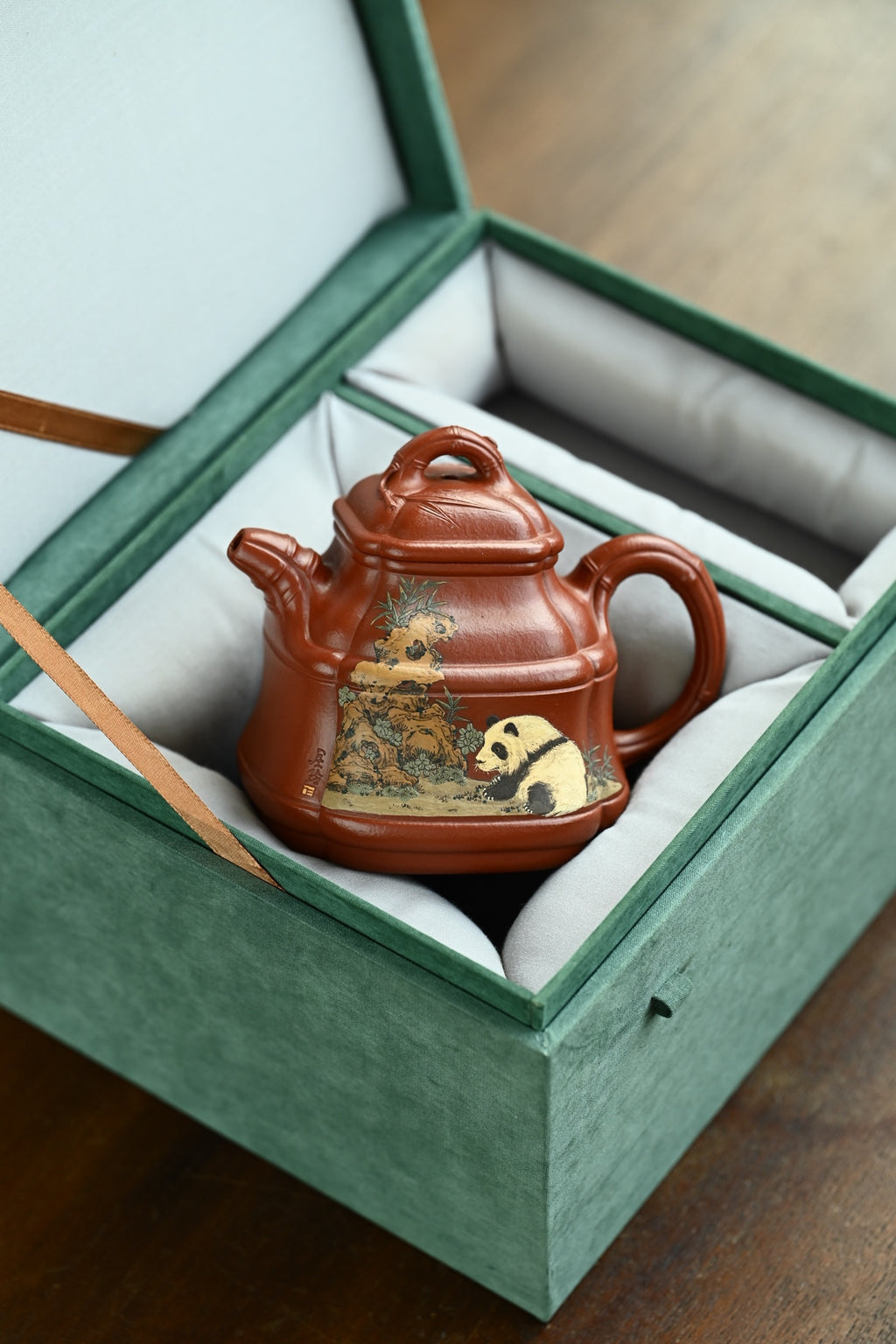 四方竹鼎手工茶壶370cc - 全手工制作茶壶