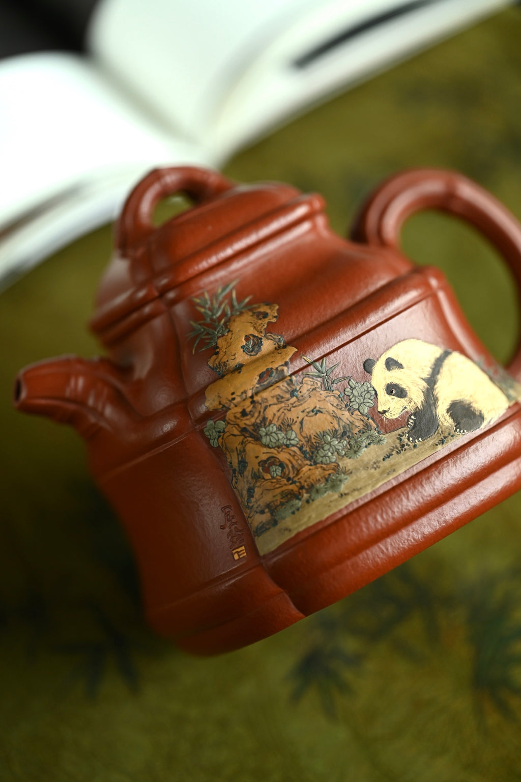 四方竹鼎手工茶壶370cc - 全手工制作茶壶