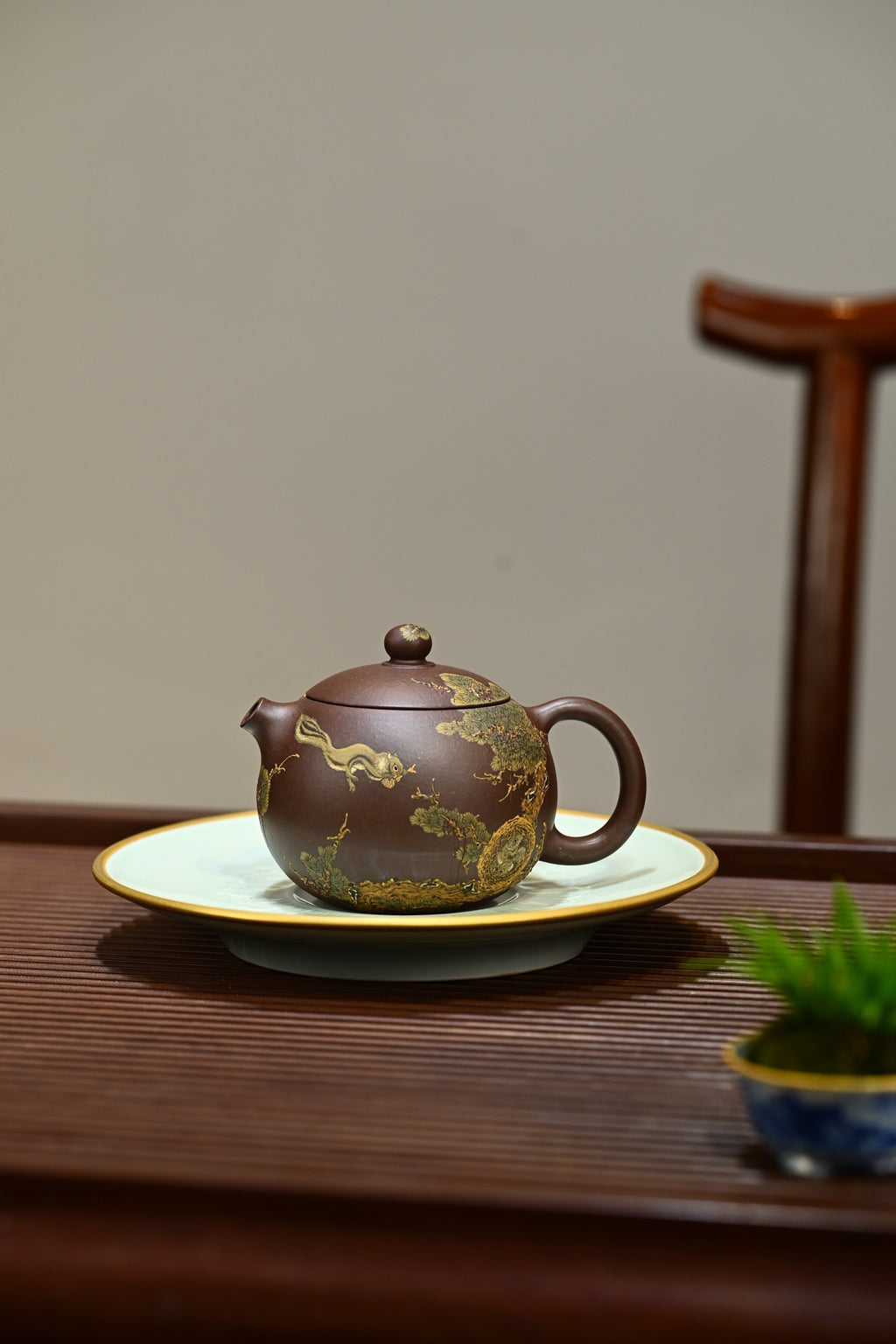 全手工紫泥茶壶230cc - 精品茶具