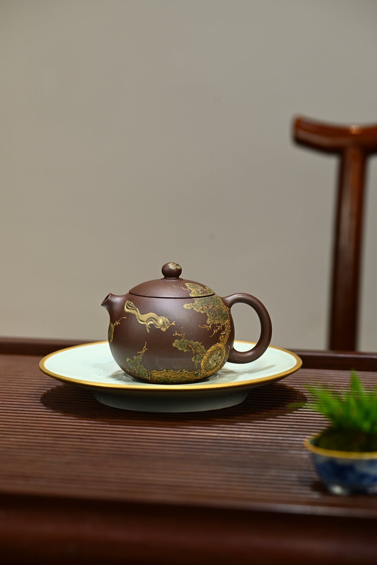 全手工紫泥茶壶230cc - 精品茶具