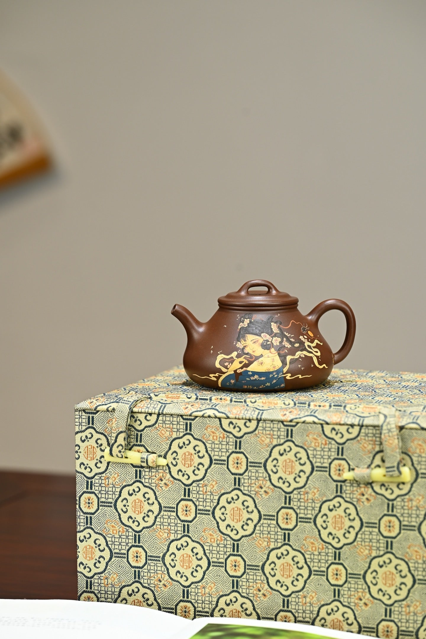 全手工紫泥茶壶 - 优雅手工茶具