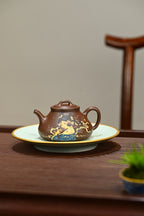 全手工紫泥茶壶 - 优雅手工茶具