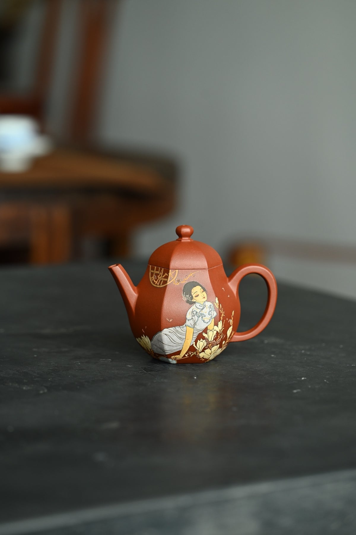 全手工朱泥茶壶 - 精美绝伦的茶具