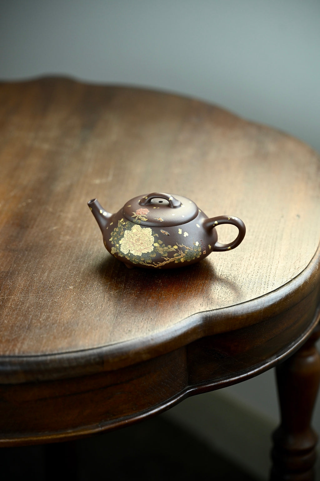 手工紫泥茶壶 - 全手工泥绘名家作品