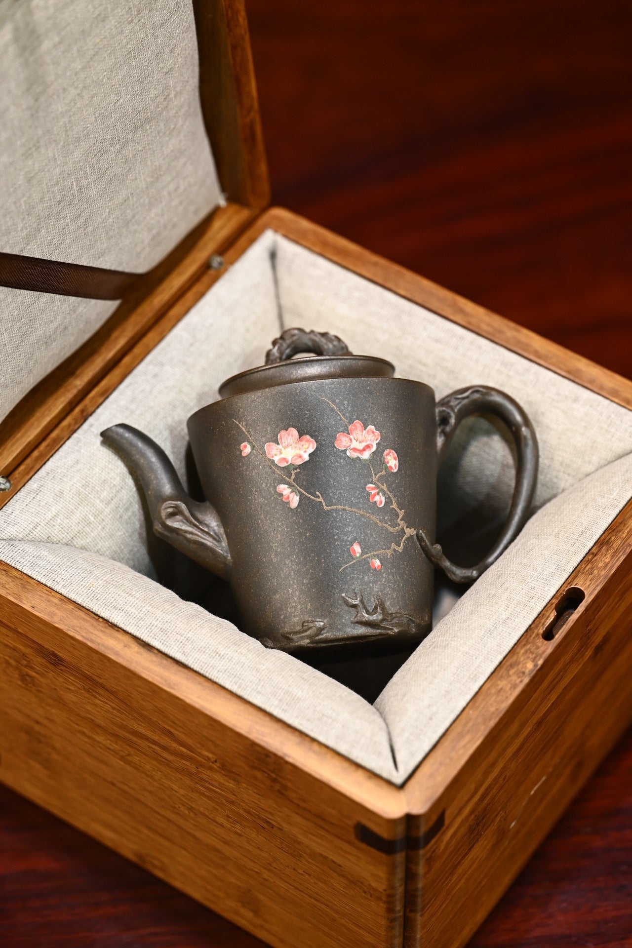 全手工梅香茶壶 - 210cc 茶具艺术品